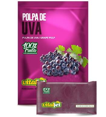 >Polpa de Uva Vitaljet