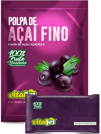 >Polpa de Açaí Vitaljet