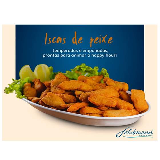 >Isca de Peixe Empanado Feldmann