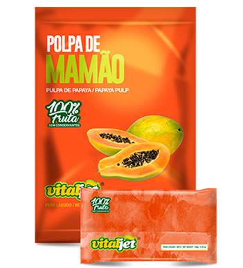 >Polpa de Mamão Vitaljet