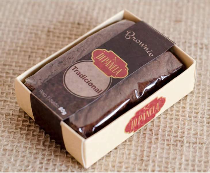 >Brownie Tradicional Di Panela