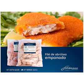 Filé de peixe Branco Empanado